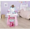 Smoby Koci Domek Gabi Duża Toilet with mirror and stool + 10 accessories for beauty salon Smoby Koci Domek Gabi Duża Toilet with mirror and stool + 10 accessories for beauty salon