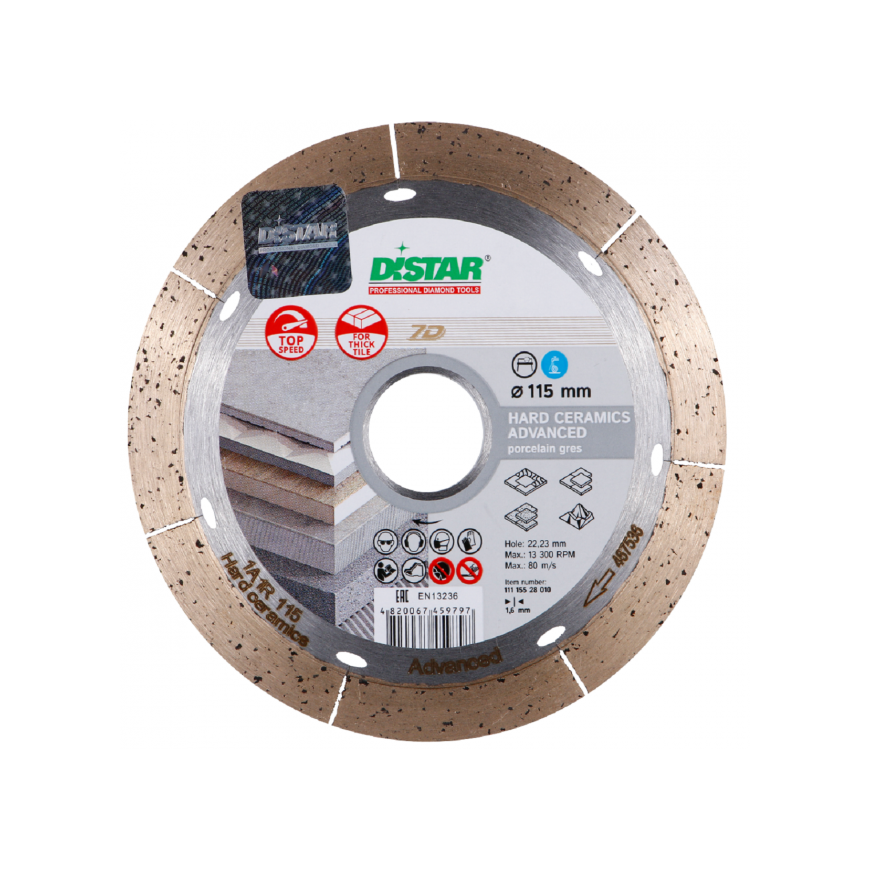 115 DISTAR HARD CERAMICS ADVANCED Diamond disc for tiles