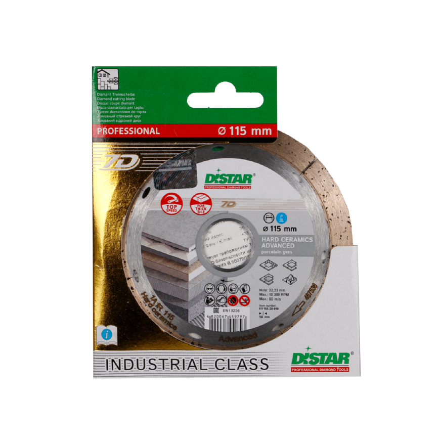115 DISTAR HARD CERAMICS ADVANCED Deimantinis diskas plytelėms – 4