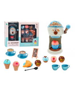 Lean Toys Set of Sweets Cafe Ice Creamy Machine Cups Muffins
