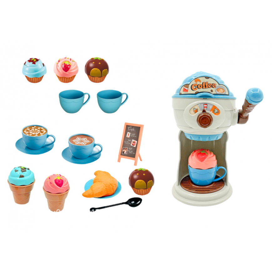 Lean Toys Set of Sweets Cafe Ice Creamy Machine Cups Muffins – 2