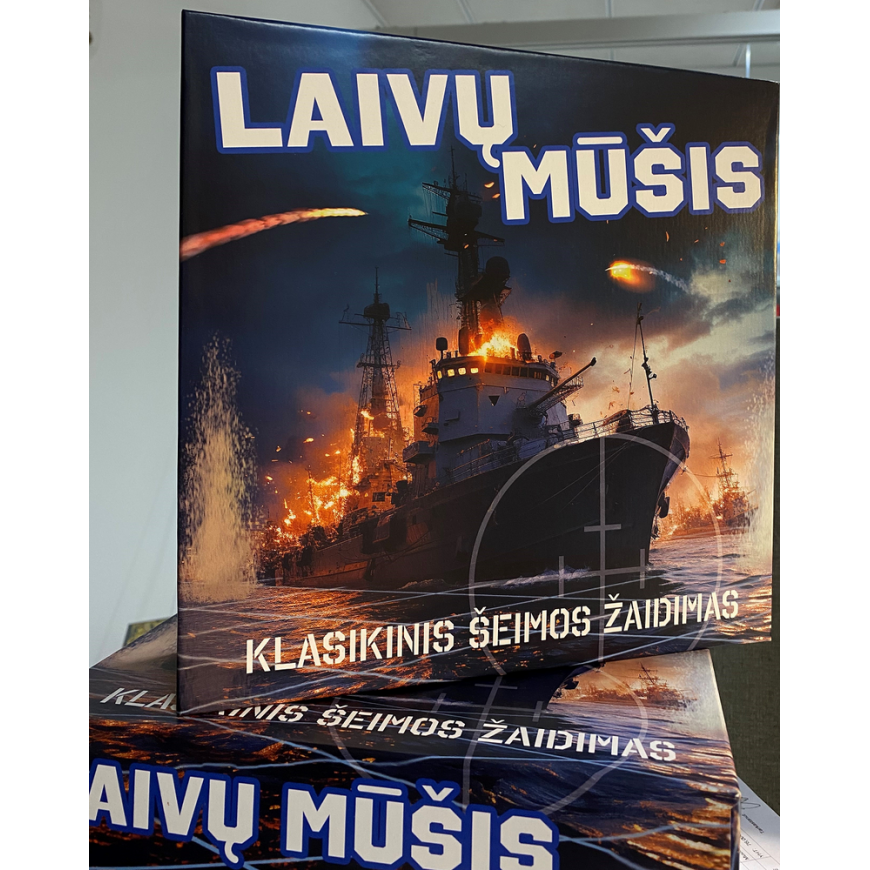 Tactic Board game "Battle of ships" (Lithuanian) – 4