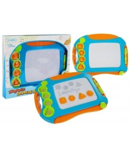 Lean Toys Magnetic drawing board with geometric stamps