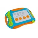 Lean Toys Magnetinė piešimo lenta su geometriniais antspaudais Lean Toys Magnetinė piešimo lenta su geometriniais antspaudais