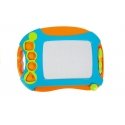 Lean Toys Magnetinė piešimo lenta su geometriniais antspaudais Lean Toys Magnetinė piešimo lenta su geometriniais antspaudais