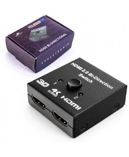 Spacetronik HDMI Switch / Splitter 2x1 1x2 SPH-BIDHD01 1080p