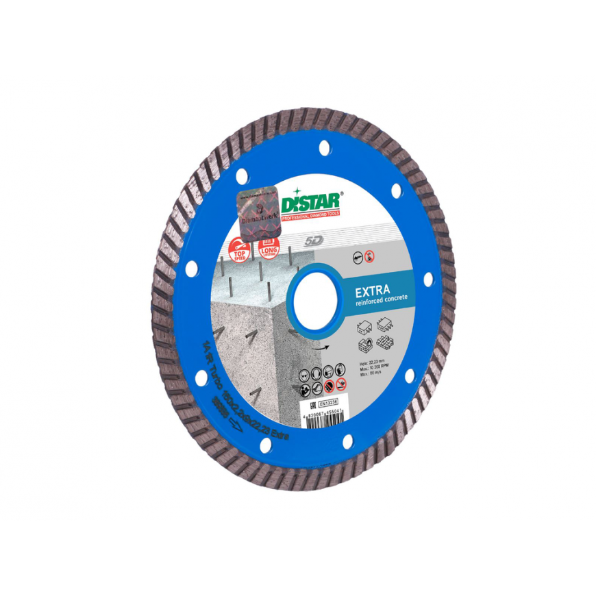 125MM DISTAR TURBO EXTRA MAX Diamond disc for concrete, reinforced concrete – 4