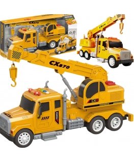 Woopie Interactive crane with movable hook, truck 1:14