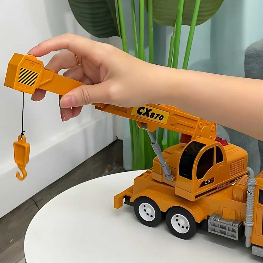 Woopie Interactive crane with movable hook, truck 1:14 – 4