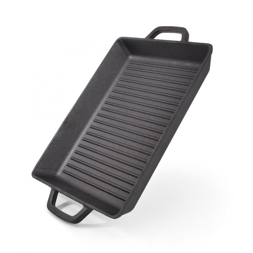 4136 FISSMAN Square grill pan 32.5x27x4 cm with two handles (cast iron)