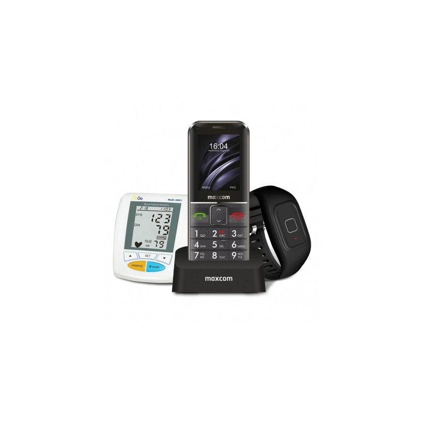 MaxCom Comfort MM735 5,59 cm (2.2") 83 g Черный Телефон начального уровня