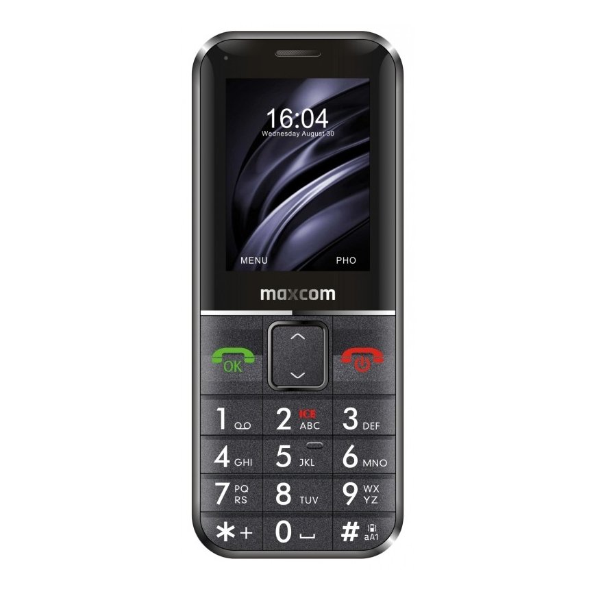 MaxCom Comfort MM735 5.59 cm (2.2") 83 g Black Entry-level phone – 2
