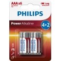 Philips Power Alkaline baterija LR03P6BP/10