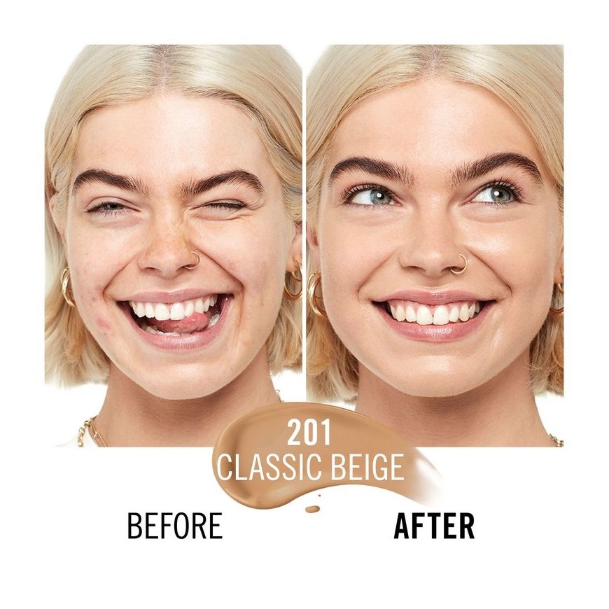 Rimmel Kind & Free 30 ml Vamzdelis Kremas 201 Classic Beige – 3