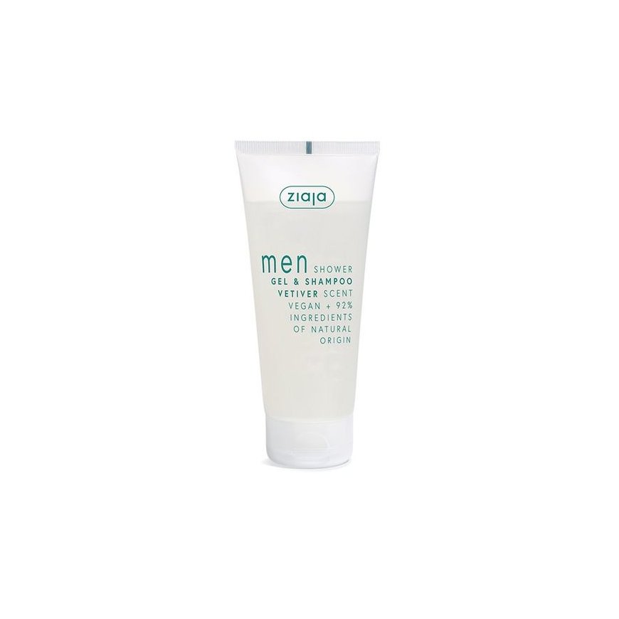 Vetiver Men Gel & Shampoo - Sprchový gel a šampon