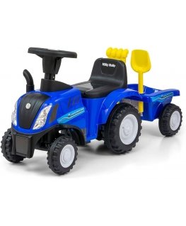 Ride-on Vehicle New Holland T7 Tractor blue Milly Mally ride-on car