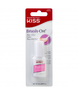Brush-On Nail Glue - Quick-drying nail glue with an application
