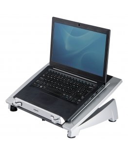 Fellowes 8036701 nešiojamojo kompiuterio stovas Juoda, Sidabras 43,2 cm (17")