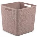 Basket Jute square 17L 28x28x27cm cream Basket Jute square 17L 28x28x27cm cream