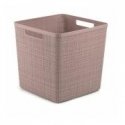 Basket Jute square 17L 28x28x27cm cream Basket Jute square 17L 28x28x27cm cream