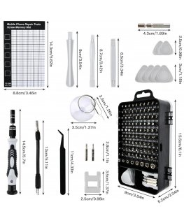 EXTRALINK ZESTAW ŚRUBOKRĘTÓW PRECYZYJNYCH WKRĘTAKI TORX ŚRUBOKRĘTY PRECYZYJNE 120W1 - 1310