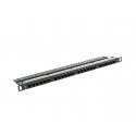 Lanberg PPU5-0024-B patch panel 0.5U Lanberg PPU5-0024-B patch panel 0.5U