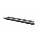 Lanberg PPU5-0024-B patch panel 0.5U Lanberg PPU5-0024-B patch panel 0.5U