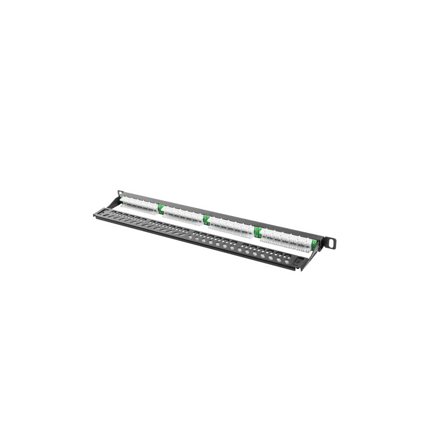 Lanberg PPU5-0024-B kytkentäpaneeli 0.5U – 4