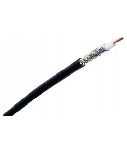 COAXIAL CABLE NS100 TRI GEL-FILLED BLACK - roll 100m