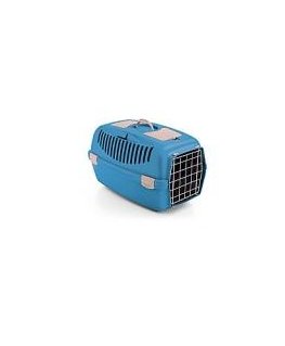 Transport cage Gulliver 2 with metal door 55x36x35cm blue