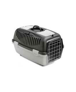 Transport cage Gulliver 2 with plastic door 55x36x35cm in white
