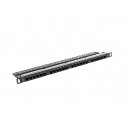 Lanberg PPU6-0024-B patch panel 0.5U Lanberg PPU6-0024-B patch panel 0.5U