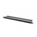 Lanberg PPU6-0024-B patch panel 0.5U Lanberg PPU6-0024-B patch panel 0.5U