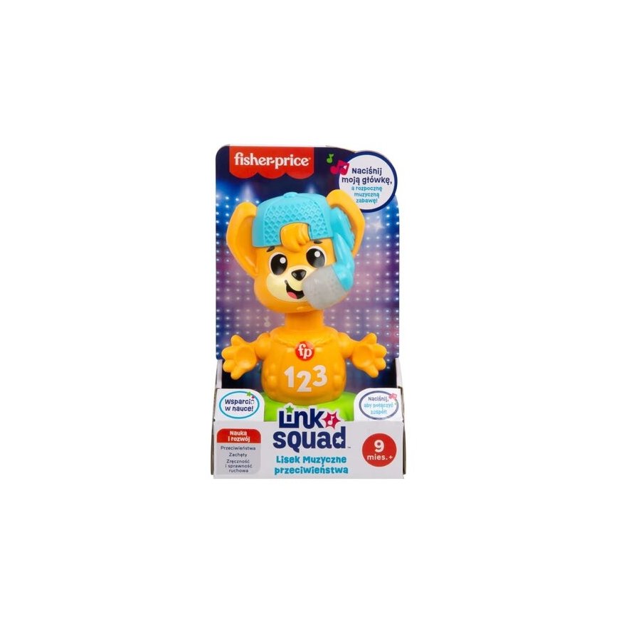 Fisher-Price Zabawka muzyczna Link Squad Lisek