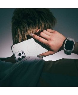 Skinarma Mecha Apple iPhone 16 Pro Max 6.9" Magnetic Charging dėklas telefonui alyvų spalvos