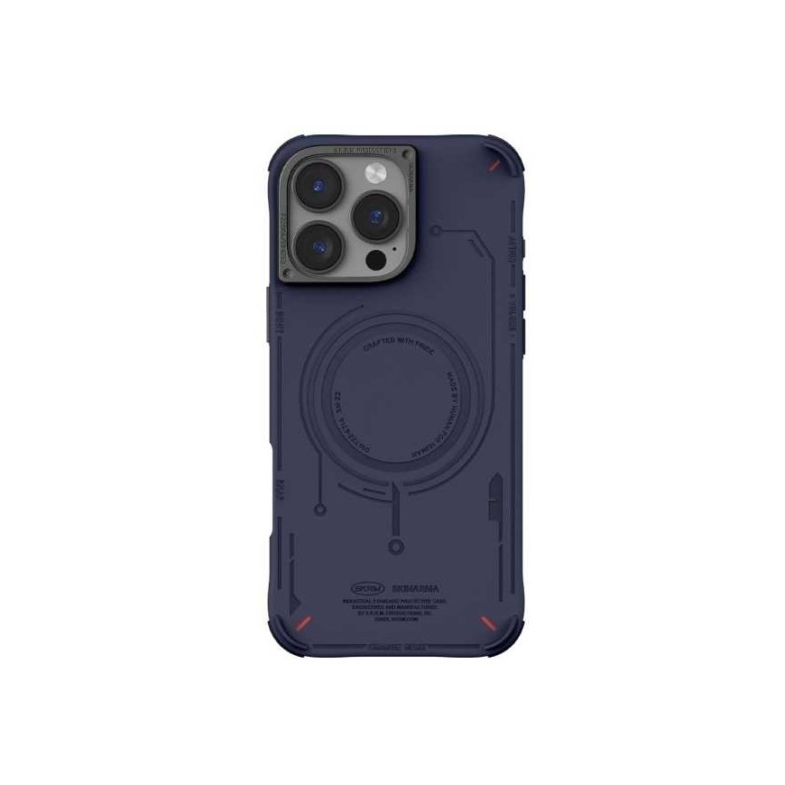 Skinarma Mecha Apple iPhone 16 Pro 6.3" Magnetic Charging dėklas telefonui mėlynos spalvos