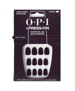 Opi Xpress-On Uñas Artificiales Tonos Iconicos Lincoln Park After Dark 30 U