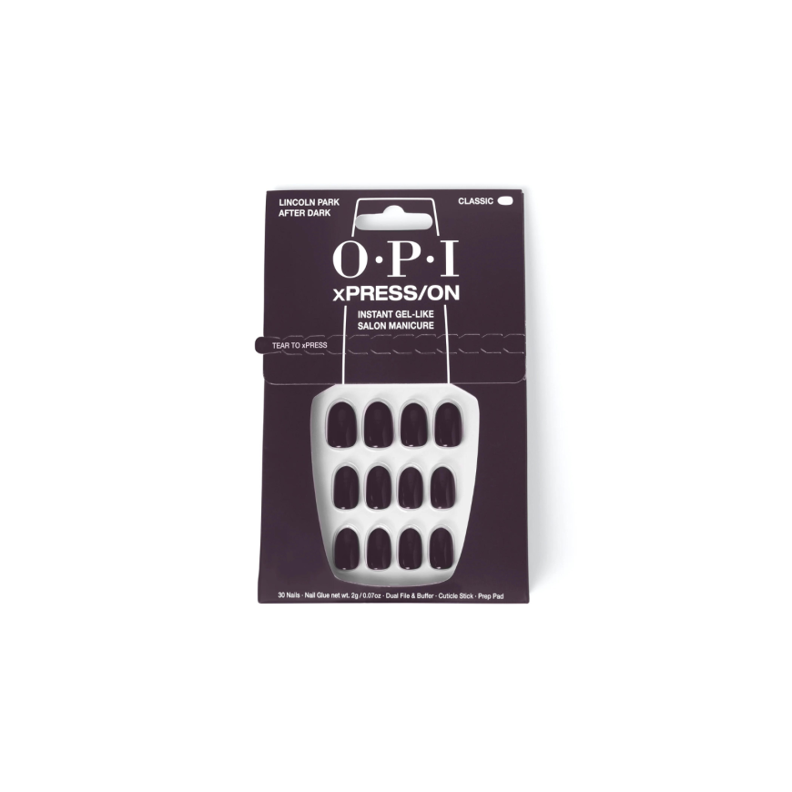 Opi Xpress-On Uñas Artificiales Tonos Icónicos Lincoln Park After Dark 30 U – 2