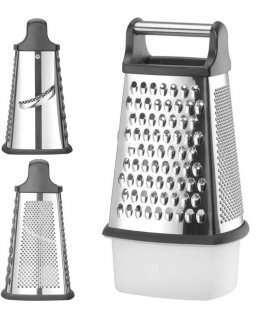 Hendi Four-sided kitchen grater with capacity
