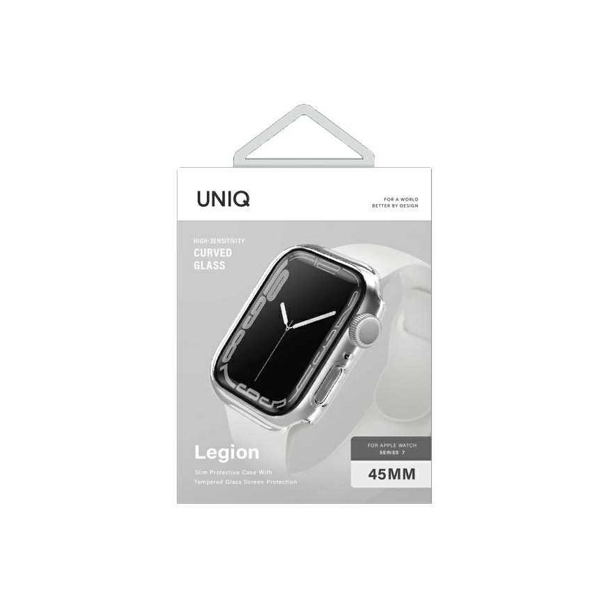 UNIQ case Legion Apple Watch Series 7/8/ 9 45mm transparent – 2