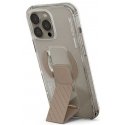 Skinarma Axon Apple iPhone 16 Pro Max 6.9" Magnetic Charging + Grip Stand phone case champagne color Skinarma Axon Apple iPhone 16 Pro Max 6.9" Magnetic Charging + Grip Stand phone case champagne color