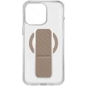 Skinarma Axon Apple iPhone 16 Pro Max 6.9" Magnetic Charging + Grip Stand phone case champagne color Skinarma Axon Apple iPhone 16 Pro Max 6.9" Magnetic Charging + Grip Stand phone case champagne color
