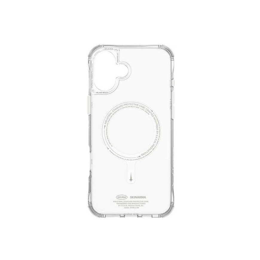 Skinarma Saido Apple iPhone 16 Plus 6.7" Magnetic Charging phone case green (niteglow) – 2