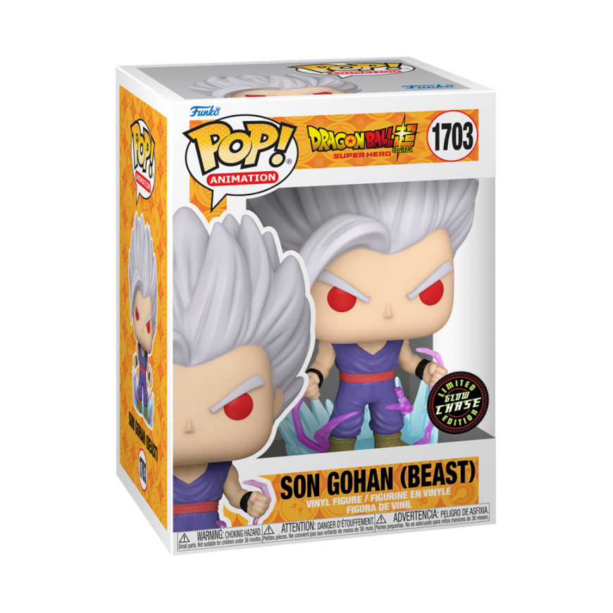 FUNKO POP! Vinyl Figure: Dragon Ball Super: Super Hero - Gohan (w/ Chase) – 3