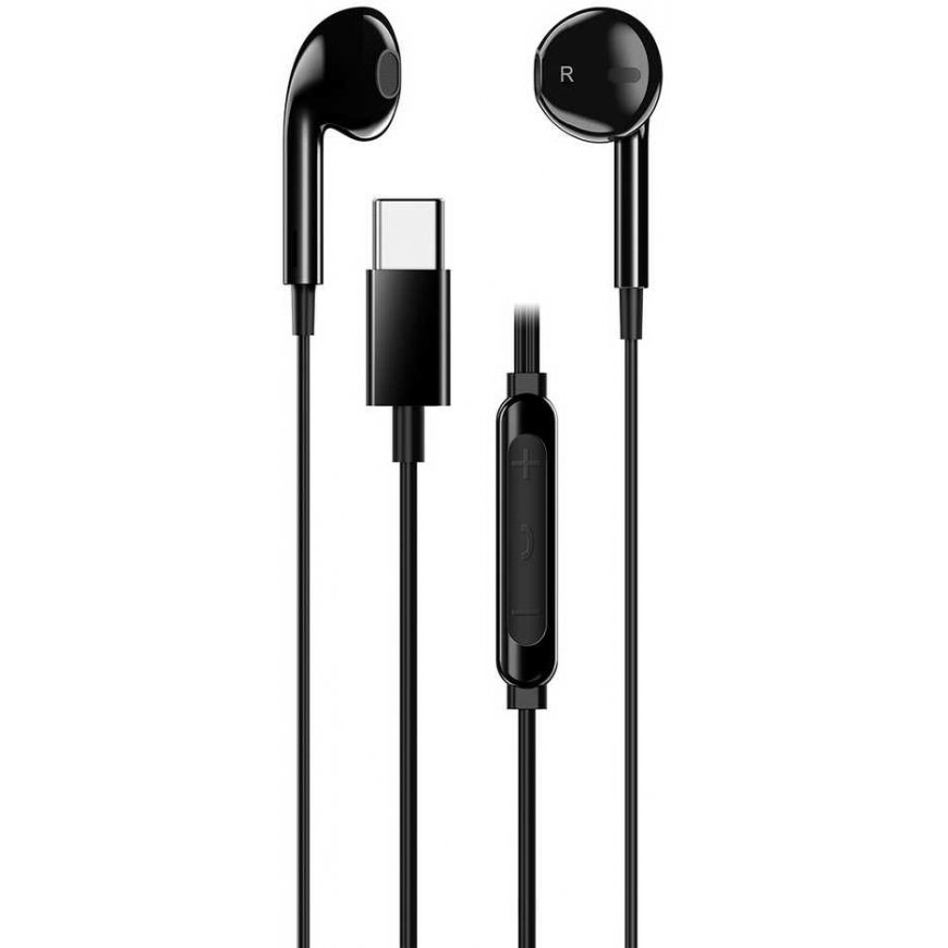 Genius HS-M365, Headphone with Microphone, Black, 2.0, In-Ear (In-Ear Type) Headphone, USB Type-C