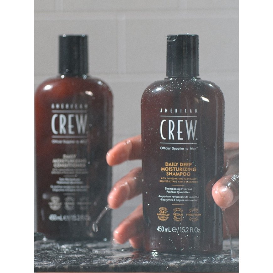American Crew Daily Deep Moisturizing 1000 ml Šampūns Vīrieši – 4