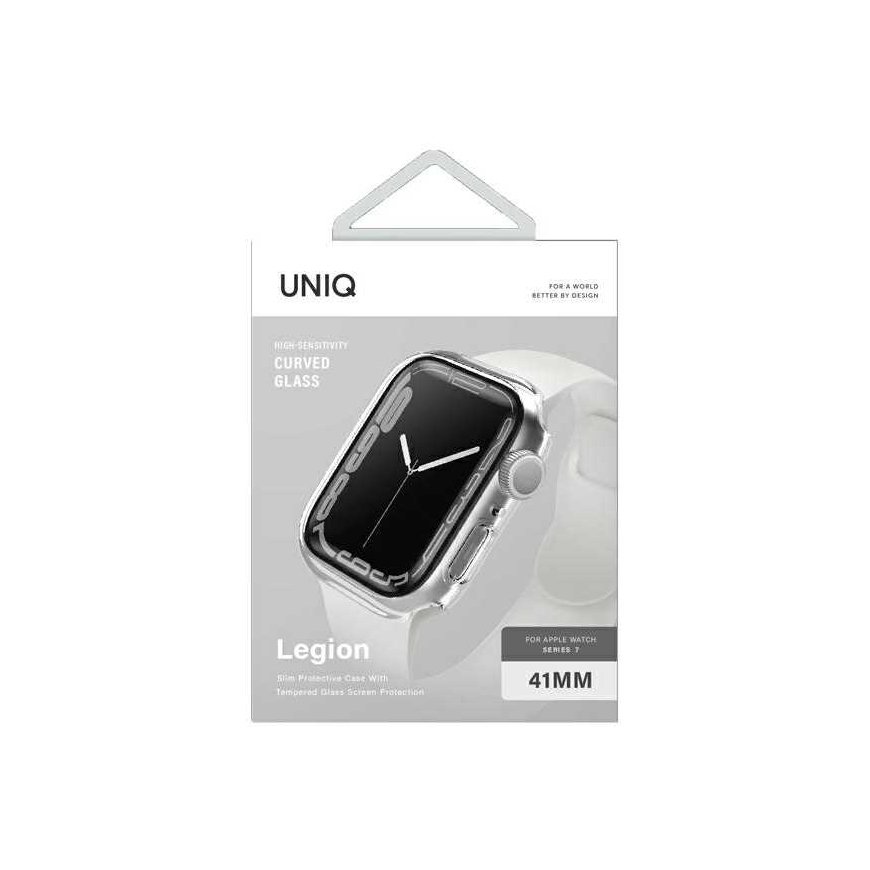 UNIQ case Legion Apple Watch Series 7/8/ 9 41mm transparent – 2