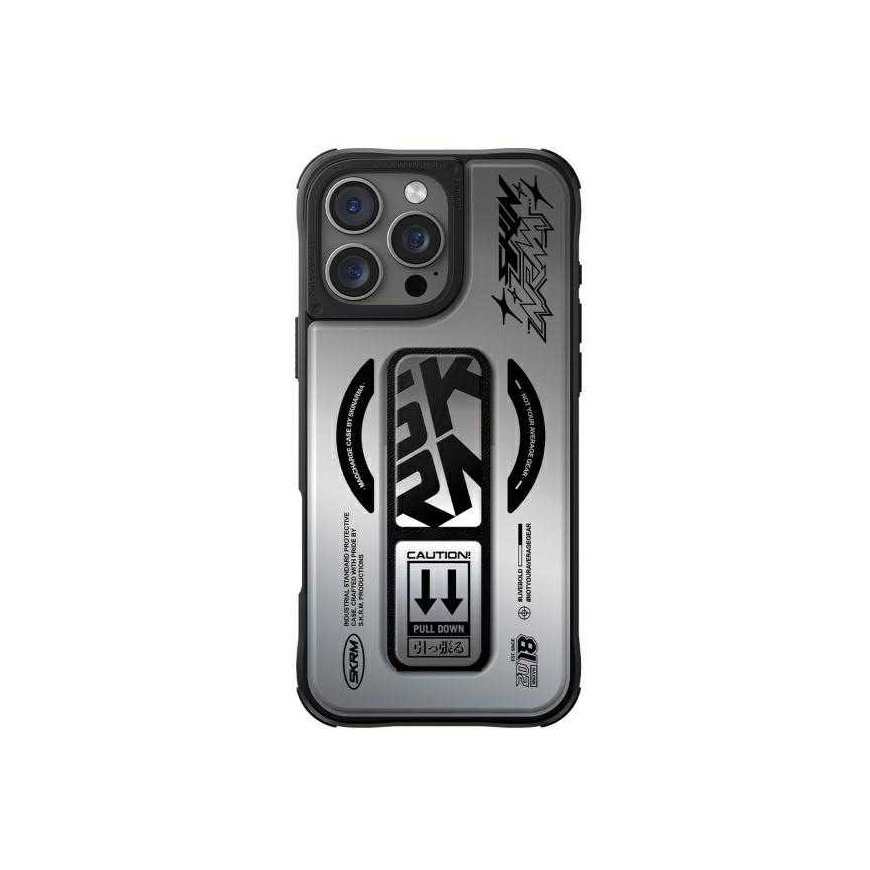 Case Skinarma Kira Kobai Apple iPhone 16 Pro 6.3" Magnetic Charging Grip Stand chrome – 2