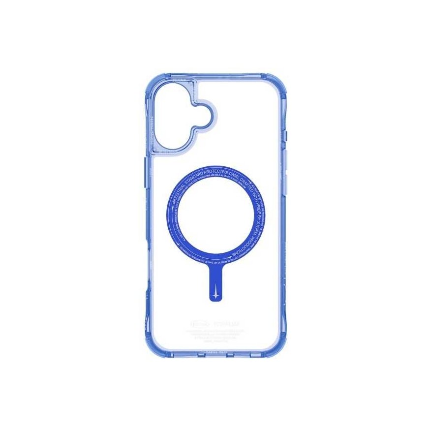 Skinarma Saido Apple iPhone 16 Plus 6.7" Magnetic Charging dėklas telefonui mėlynos spalvos – 2