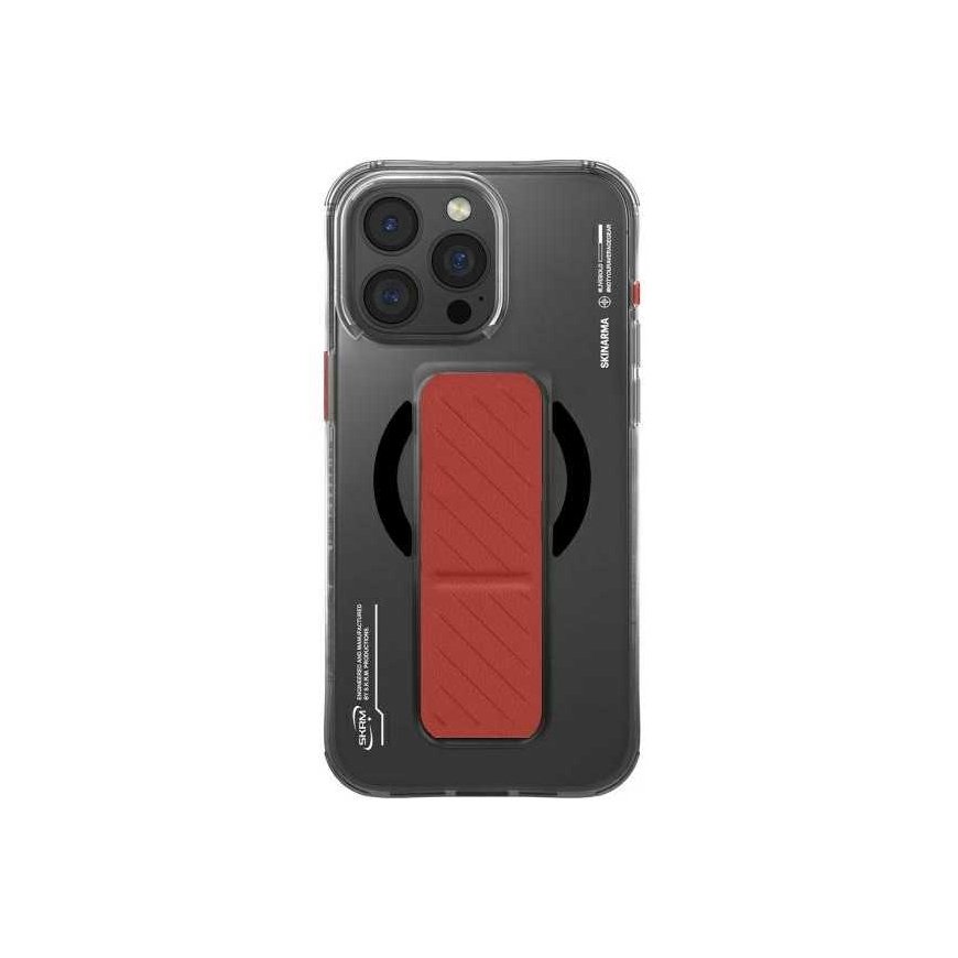Skinarma Axon Apple iPhone 16 Pro Max 6.9" Magnetic Charging + Grip Stand dėklas telefonui juodos spalvos